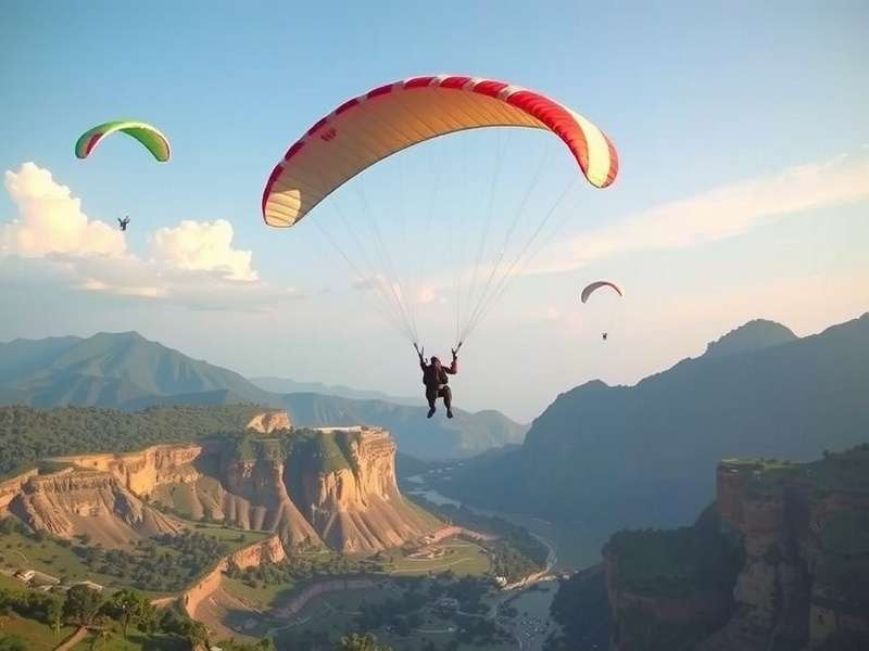 Marina Paragliding Quest Gameplay in Indian Scenery